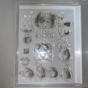 Penny Black Hedgehog Stamp Set Every Which Way 13 Clear Scrapbook Card Making